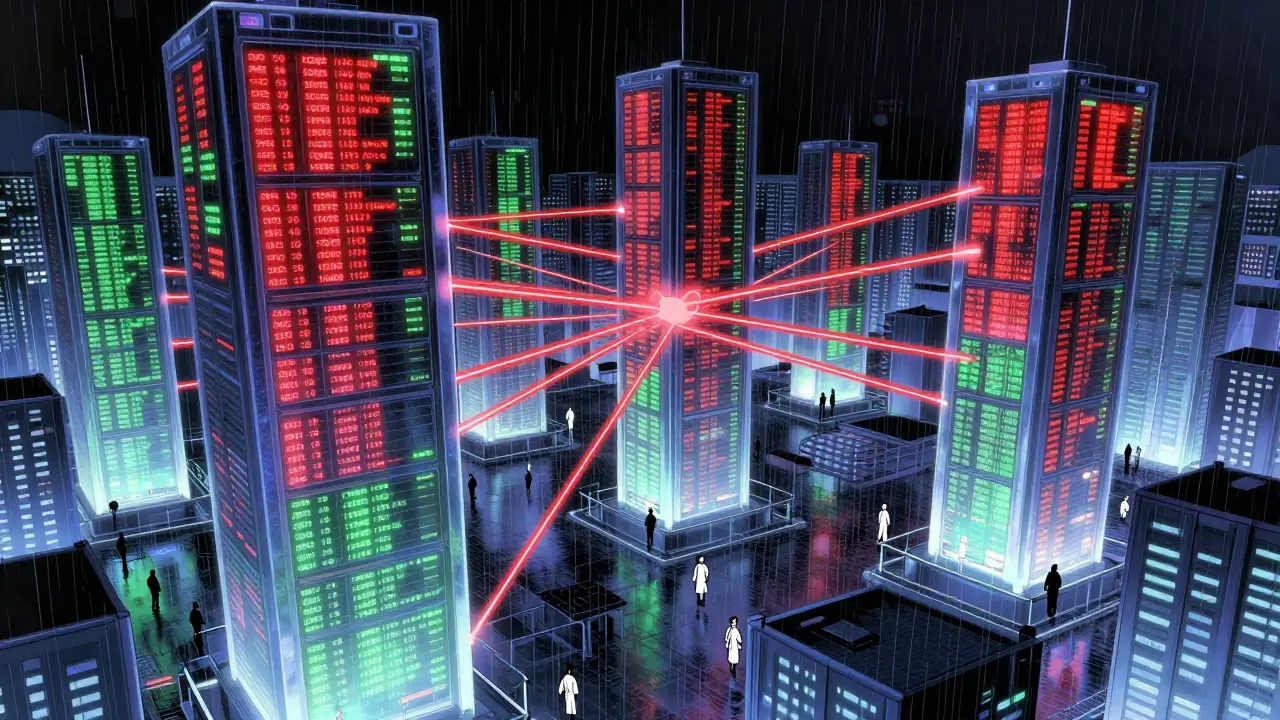 Massive digital surveillance network monitoring patient data