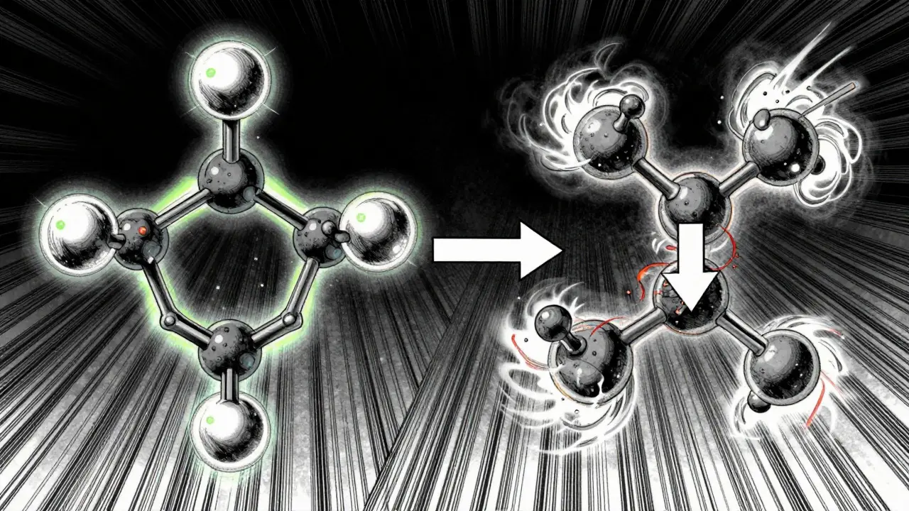 Conceptual art showing molecular differences between biosimilars and interchangeables